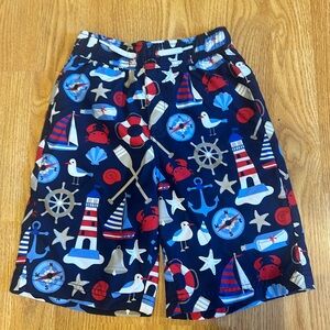 Boys Gymboree Swim Trunks size 7